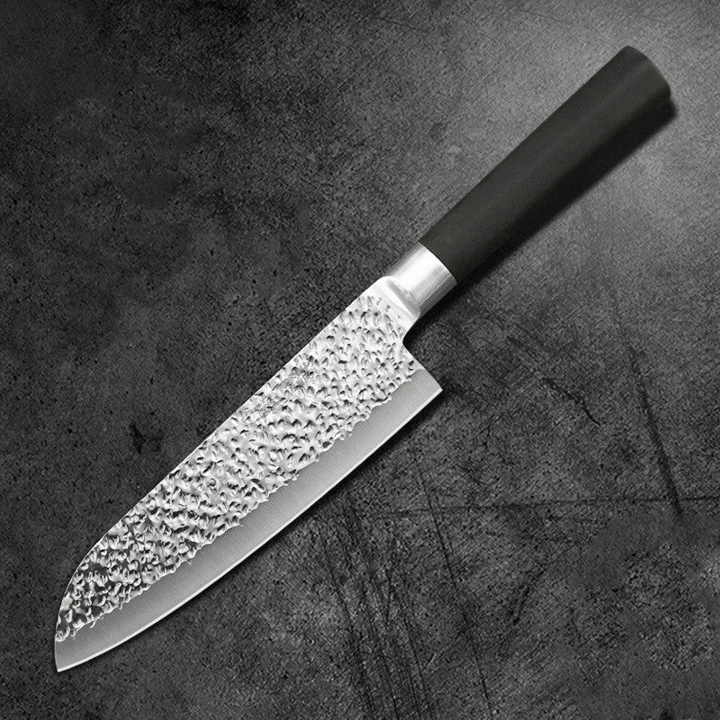 Santoku Knife Stainless Steel TPR Non-slip Handle