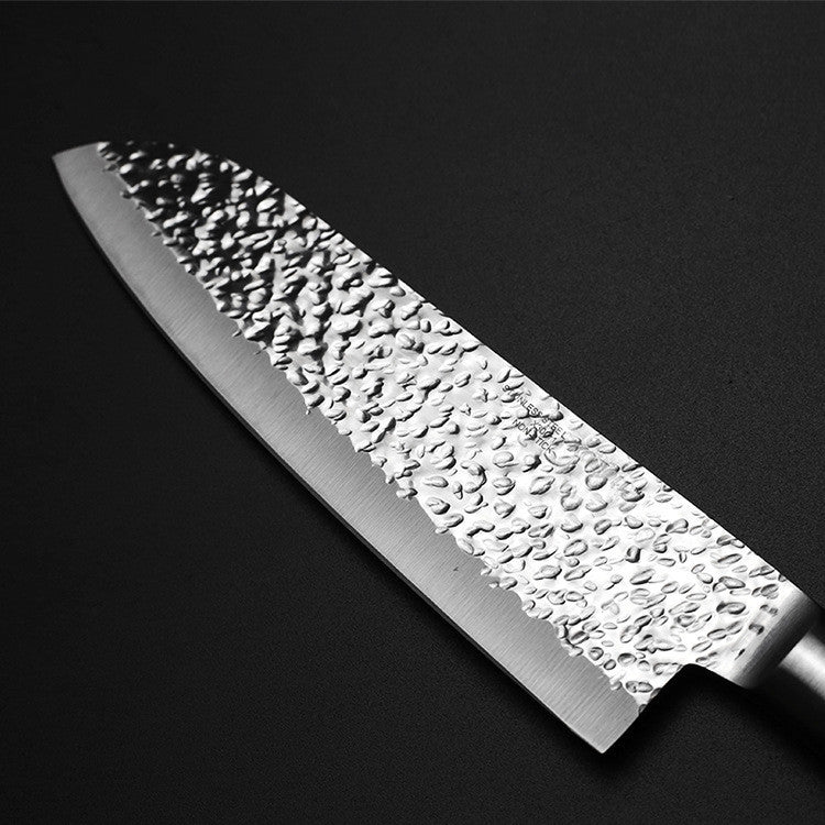 Santoku Knife Stainless Steel TPR Non-slip Handle