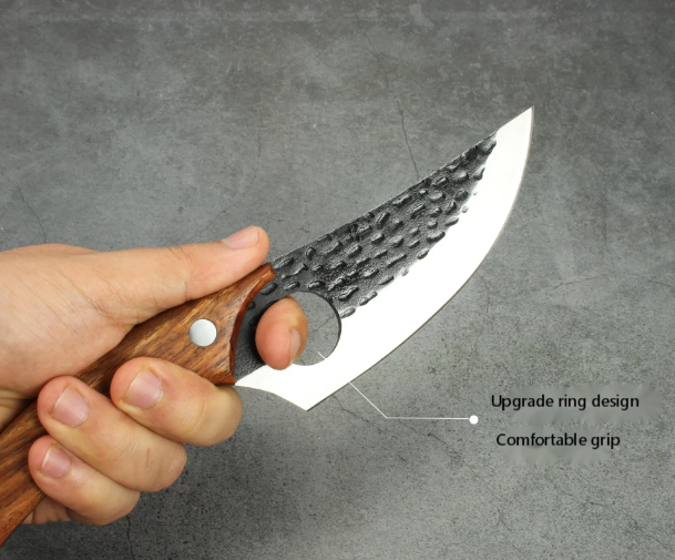 High Carbon Steel Curved Boning Knife