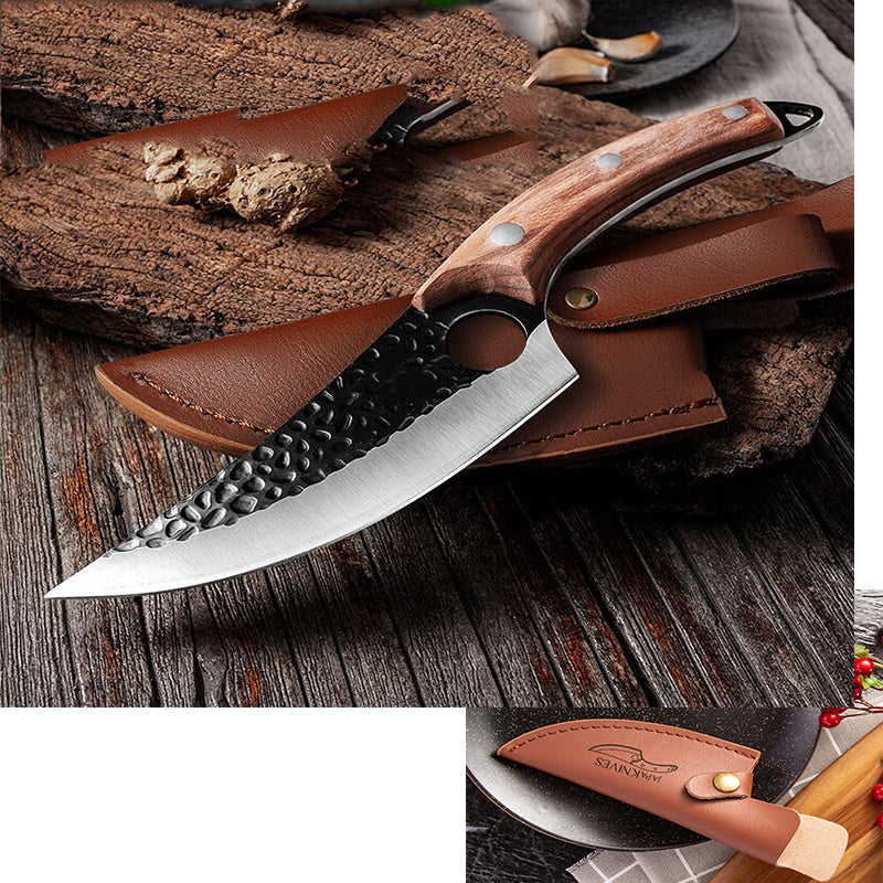 High Carbon Steel Curved Boning Knife