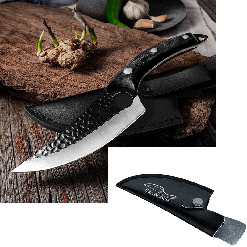 High Carbon Steel Curved Boning Knife