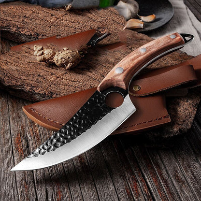 High Carbon Steel Curved Boning Knife